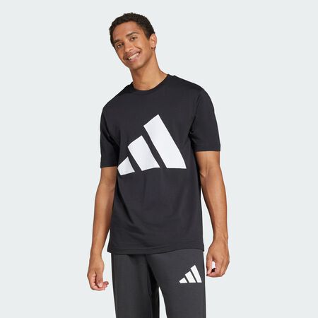 ADIDAS SPORTSWEAR Essentials Big Logo Tee Black / White MEN