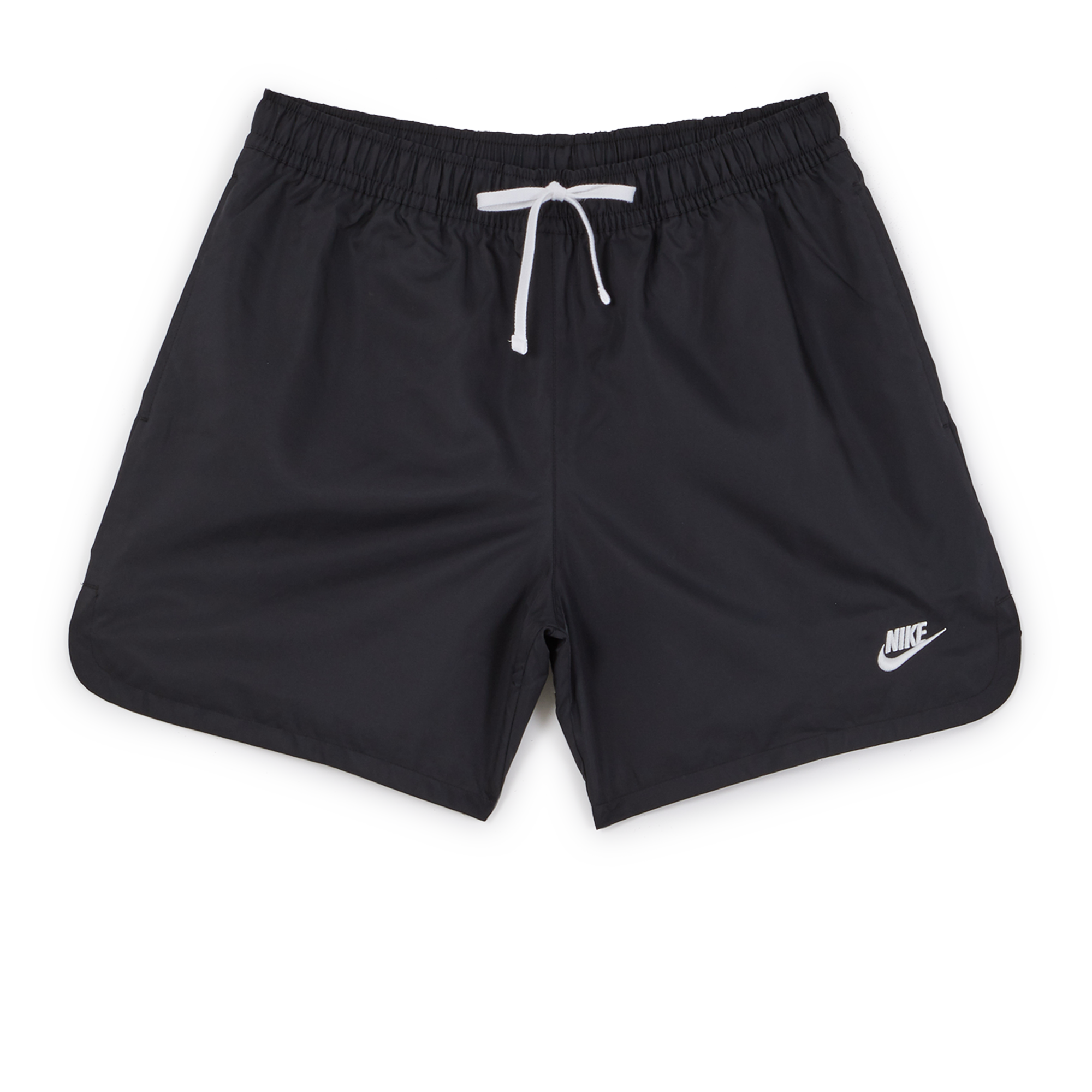 black woven nike shorts