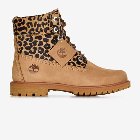 TIMBERLAND 6 inch 6 INCH CHEETAH BEIGE/BLACK WOMEN