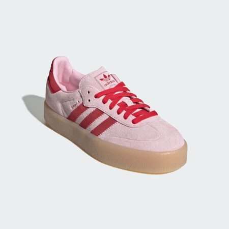 ADIDAS ORIGINALS Sambae Shoes Clear Pink / Better Scarlet / Gum WOMEN