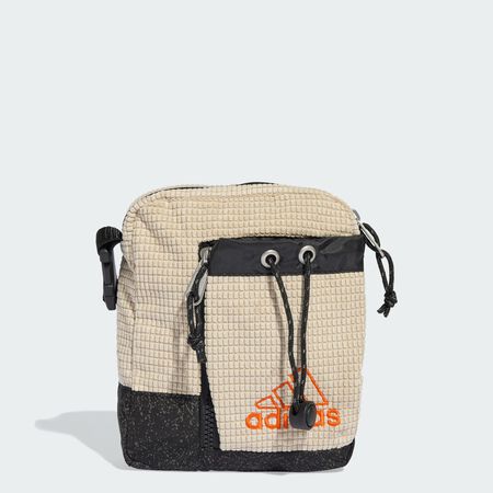 ADIDAS ORIGINALS Small Item Bag Stone Khaki / Black UNISEX