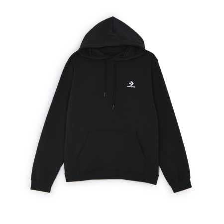CONVERSE HOODIE STAR CHEVRON EMBROIDERED BLACK MEN