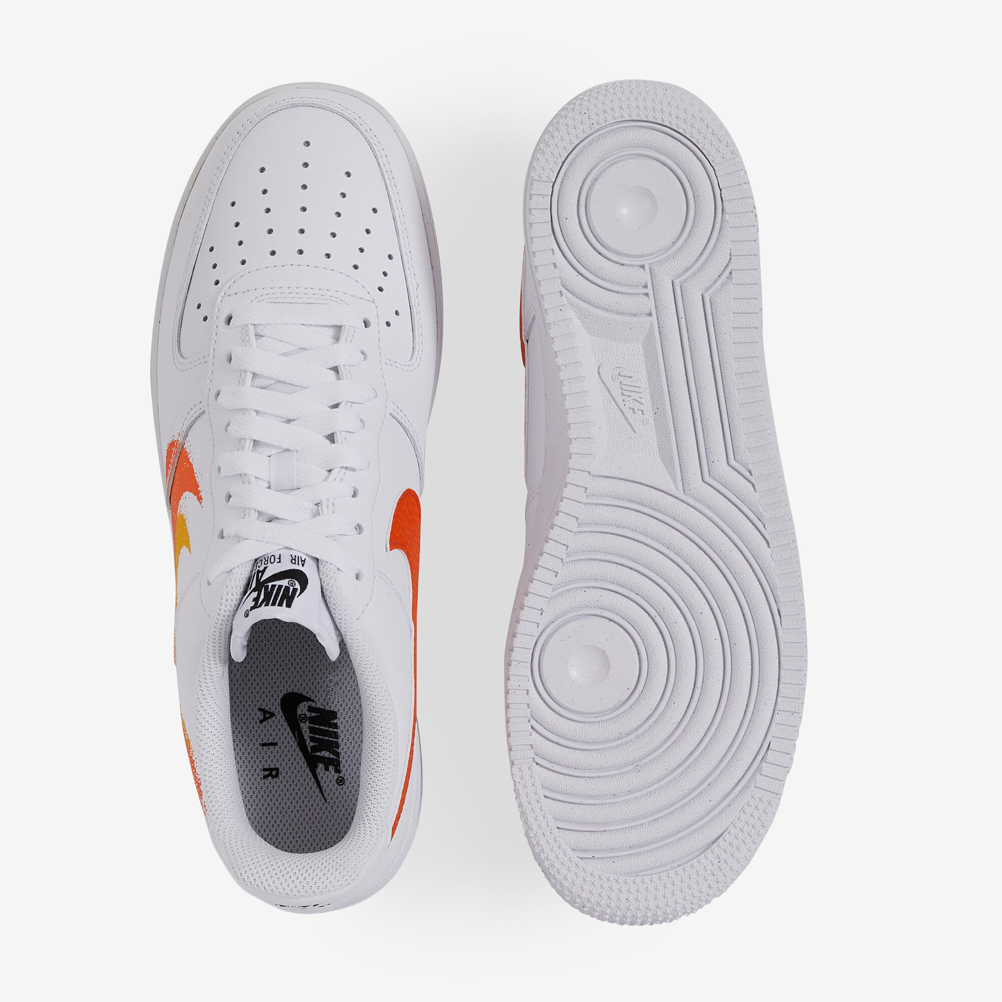 Nike air force hotsell orange et bleu