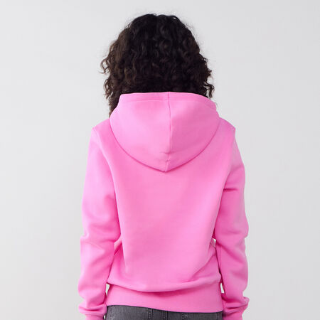 NIKE HOODIE CLUB CENTERED LOGO ROSE FEMME