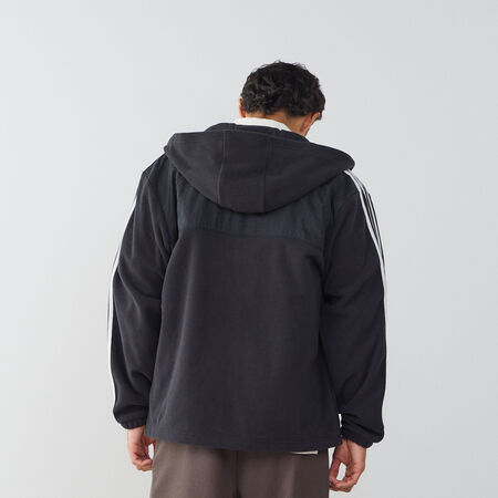 ADIDAS ORIGINALS JACKET FZ POLAR FLEECE BLACK/WHITE MEN
