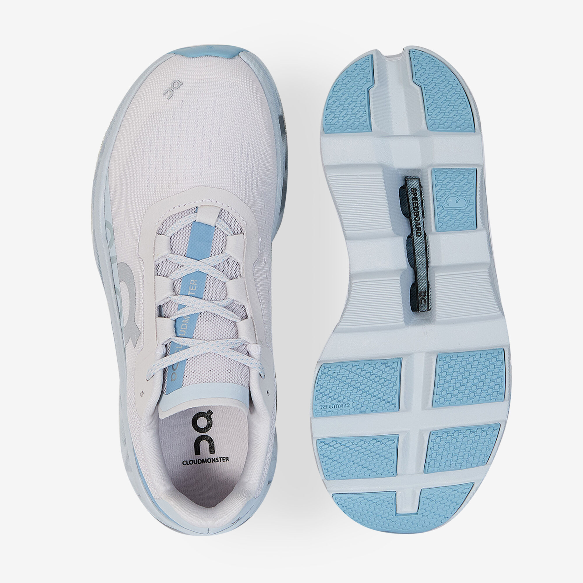 Cloudmonster  Blanc/bleu