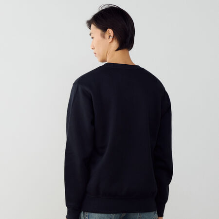 NIKE SWEAT CREW CLUB BLACK/WHITE MEN