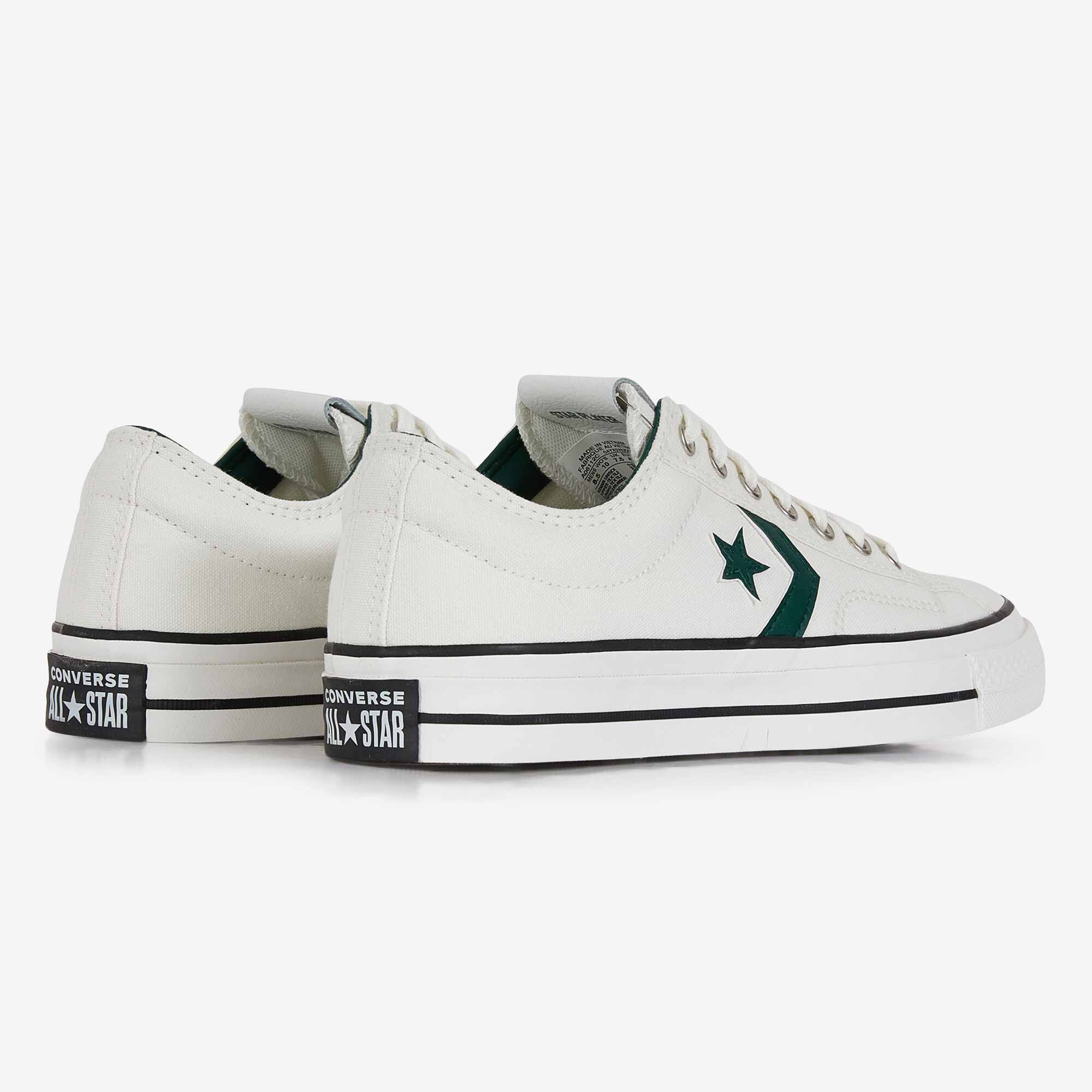 CONVERSE STAR PLAYER 76 WHITE GREEN SNEAKERS MEN Courir