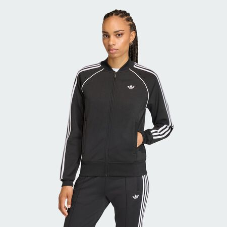 ADIDAS ORIGINALS SST CLASSIC TRACK TOP Black / White WOMEN