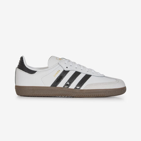 ADIDAS ORIGINALS SAMBA OG PATENT WHITE/BLACK JUNIOR