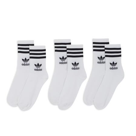 ADIDAS ORIGINALS CHAUSSETTES X3 MID CUT WHITE MEN
