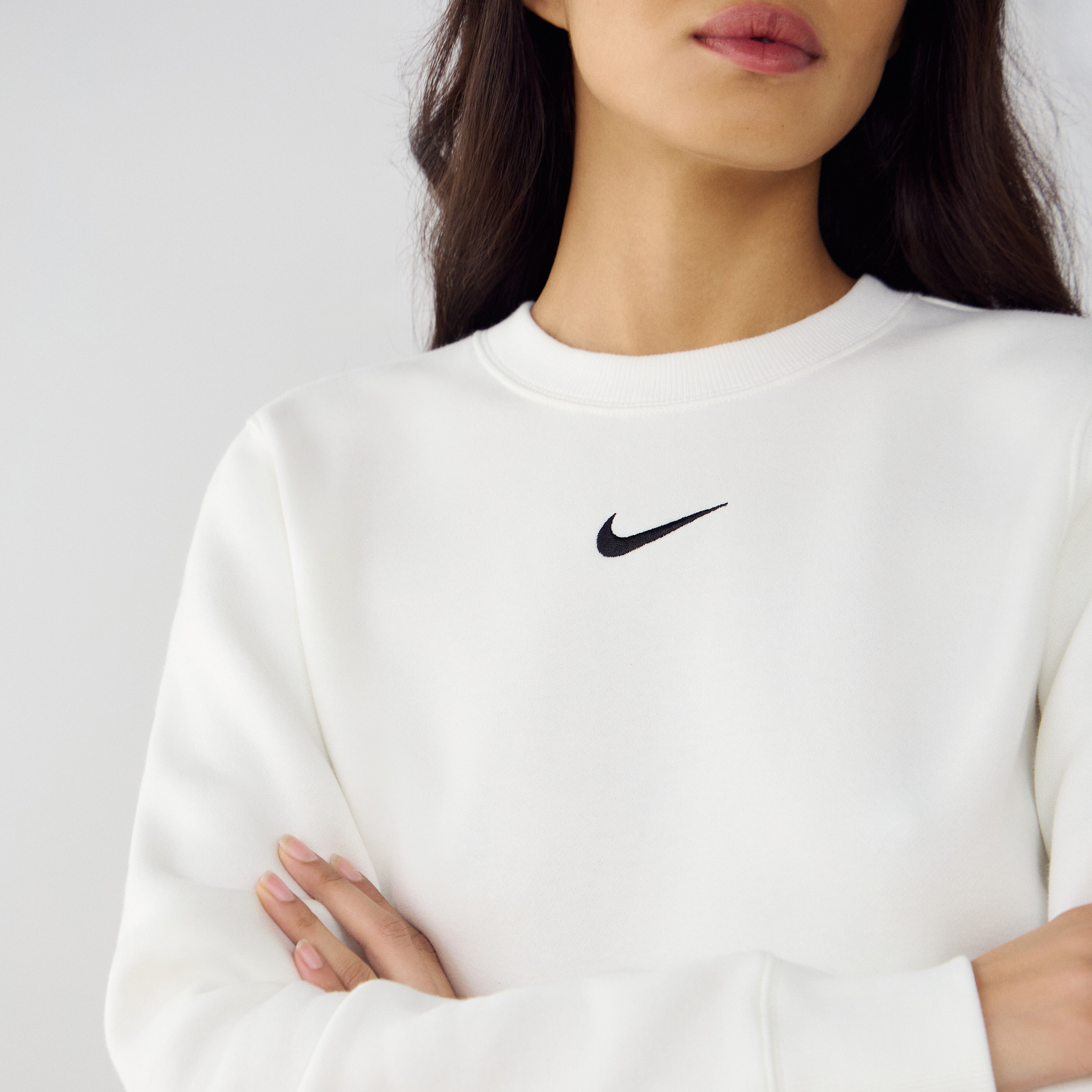 Sweat Crew Club Centered Logo  Ecru/noir