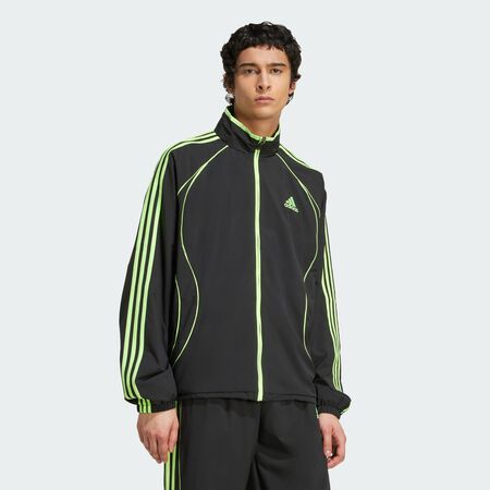 ADIDAS ORIGINALS JACKET FZ WOVEN 2000S NOIR/VERT HOMME