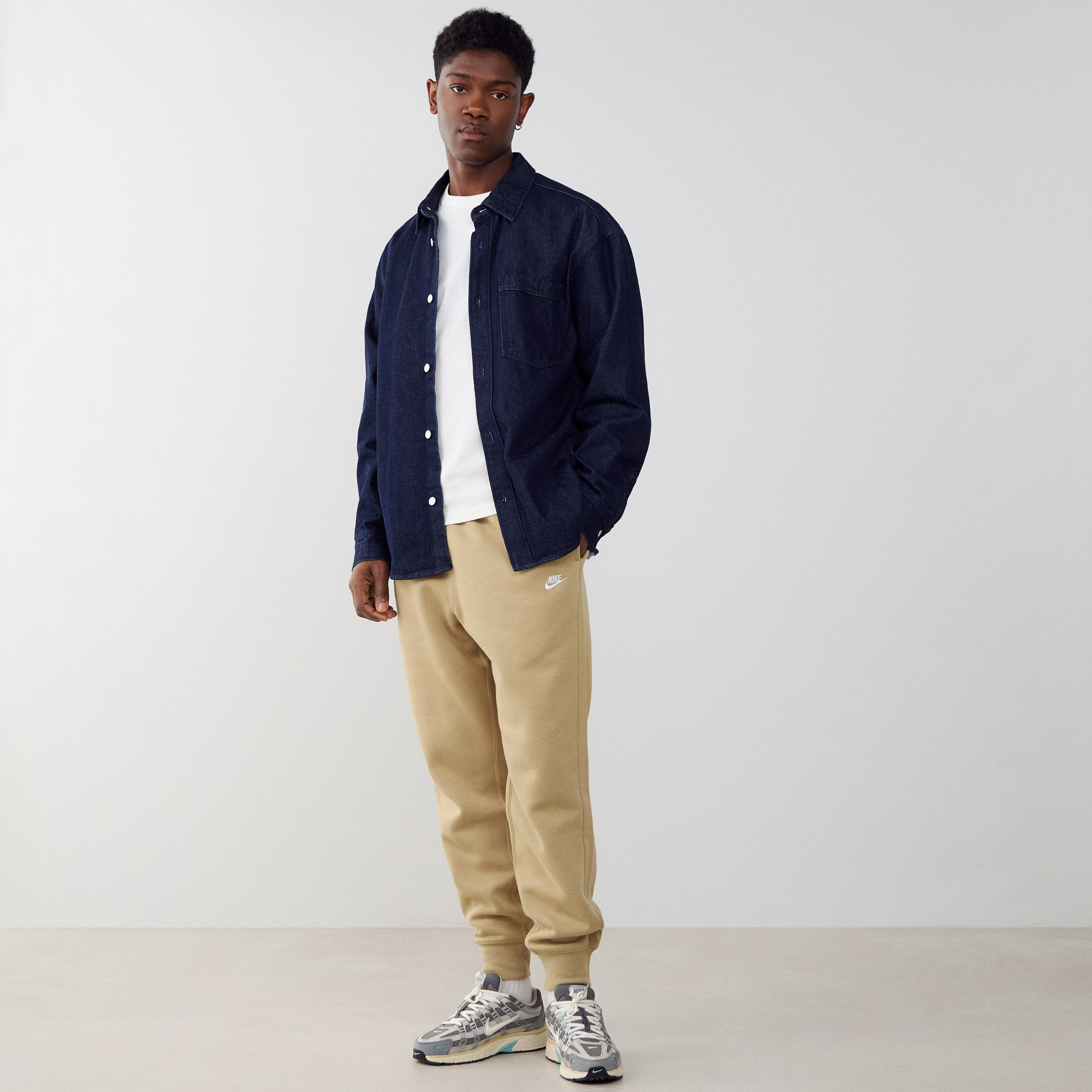Pant Jogger Club  Beige/blanc