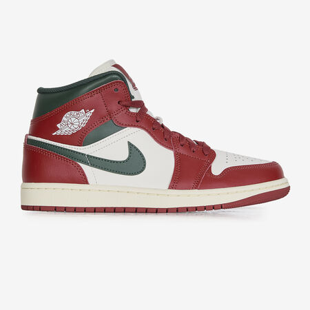 JORDAN AIR JORDAN 1 MID SE WHITE/RED MEN