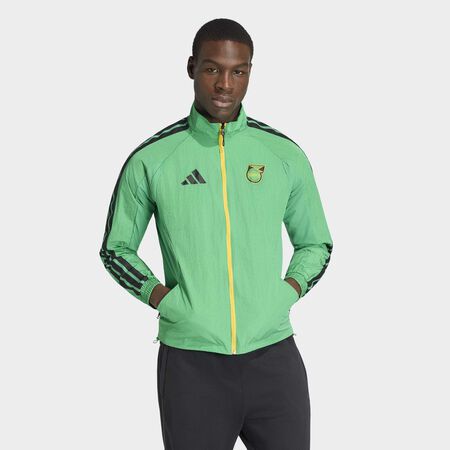 ADIDAS PERFORMANCE Jamaica x Bob Marley Home Anthem Jacket Vivid Green MEN