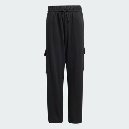 ADIDAS SPORTSWEAR Essentials Cargo Pants Kids Black / White JUNIOR
