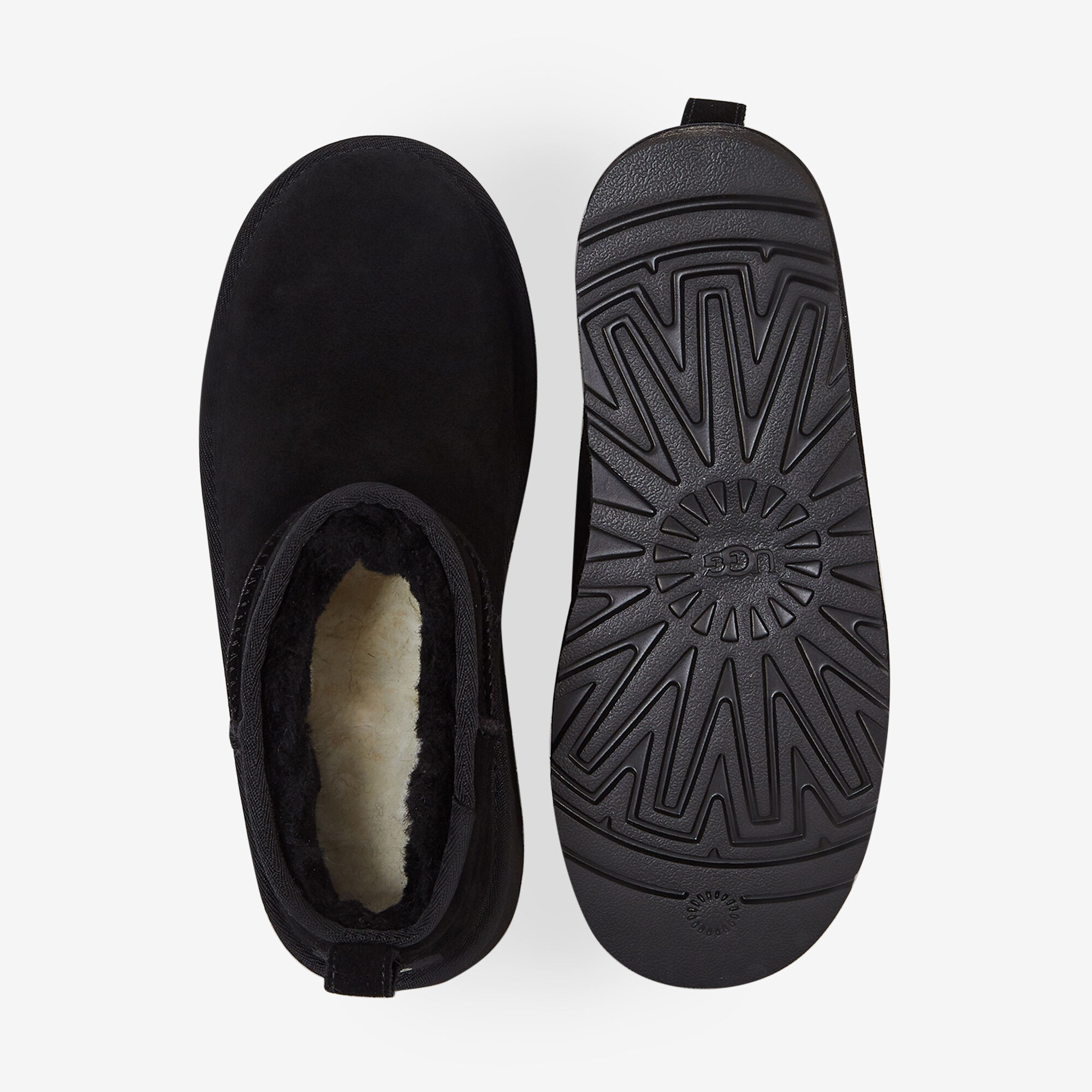 UGG CLASSIC ULTRA MINI PLATFORM BLACK - SNEAKERS KIDS UGG CLASSIC ULTRA MINI PLATFORM BLACK - SNEAKERS KIDS