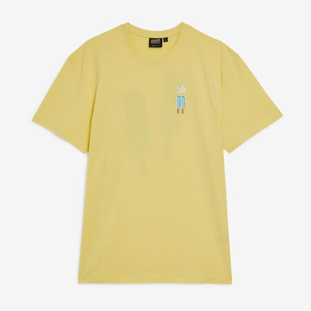 NARUTO TEE SHIRT JIRAYA ICE CREAM JAUNE MEN