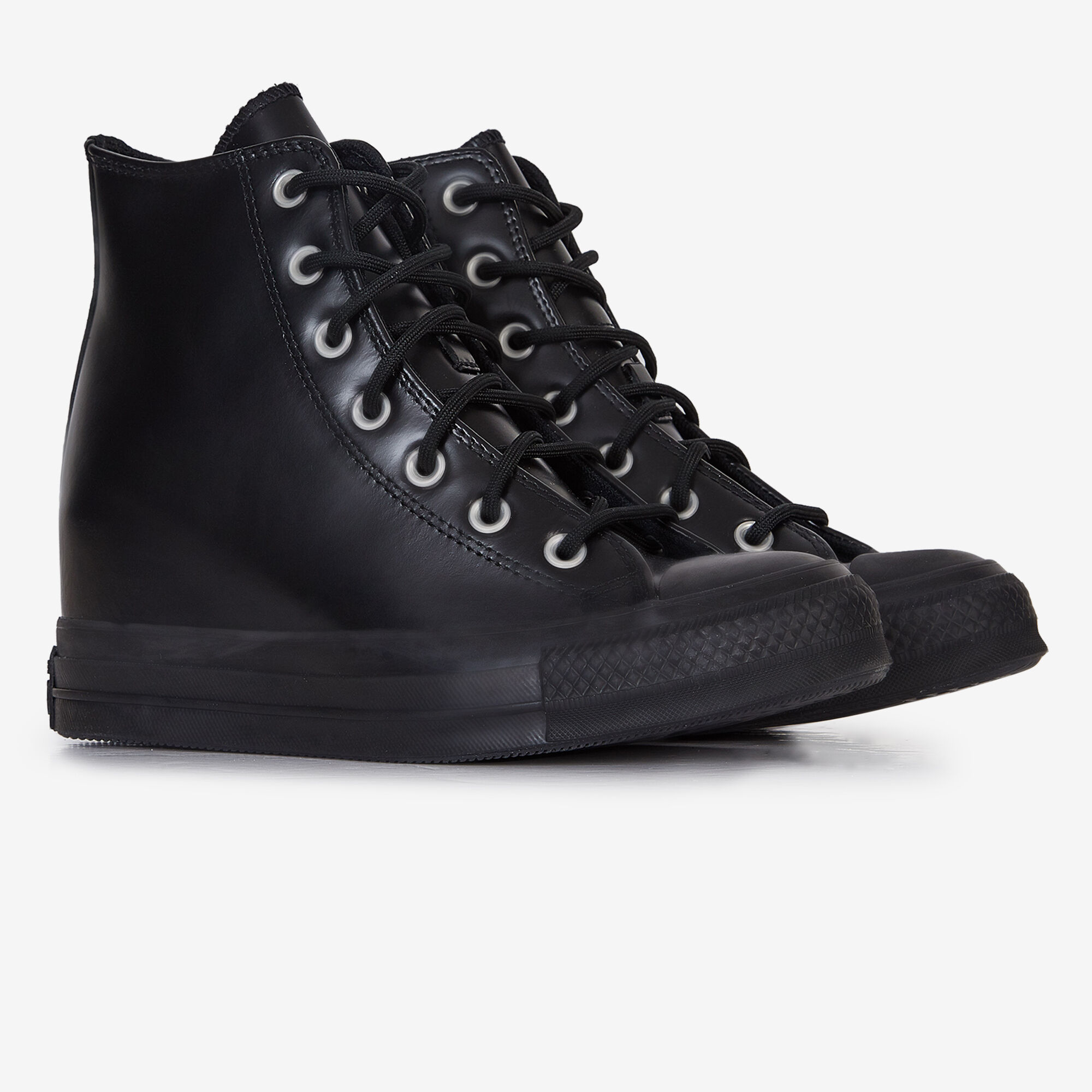 Wedge black converse outlet