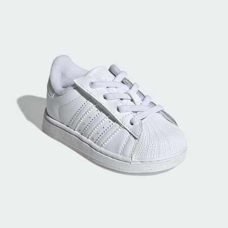 ADIDAS ORIGINALS Superstar II Elastic Lace Shoes Kids Cloud White / Cloud White / Cloud White BABIES