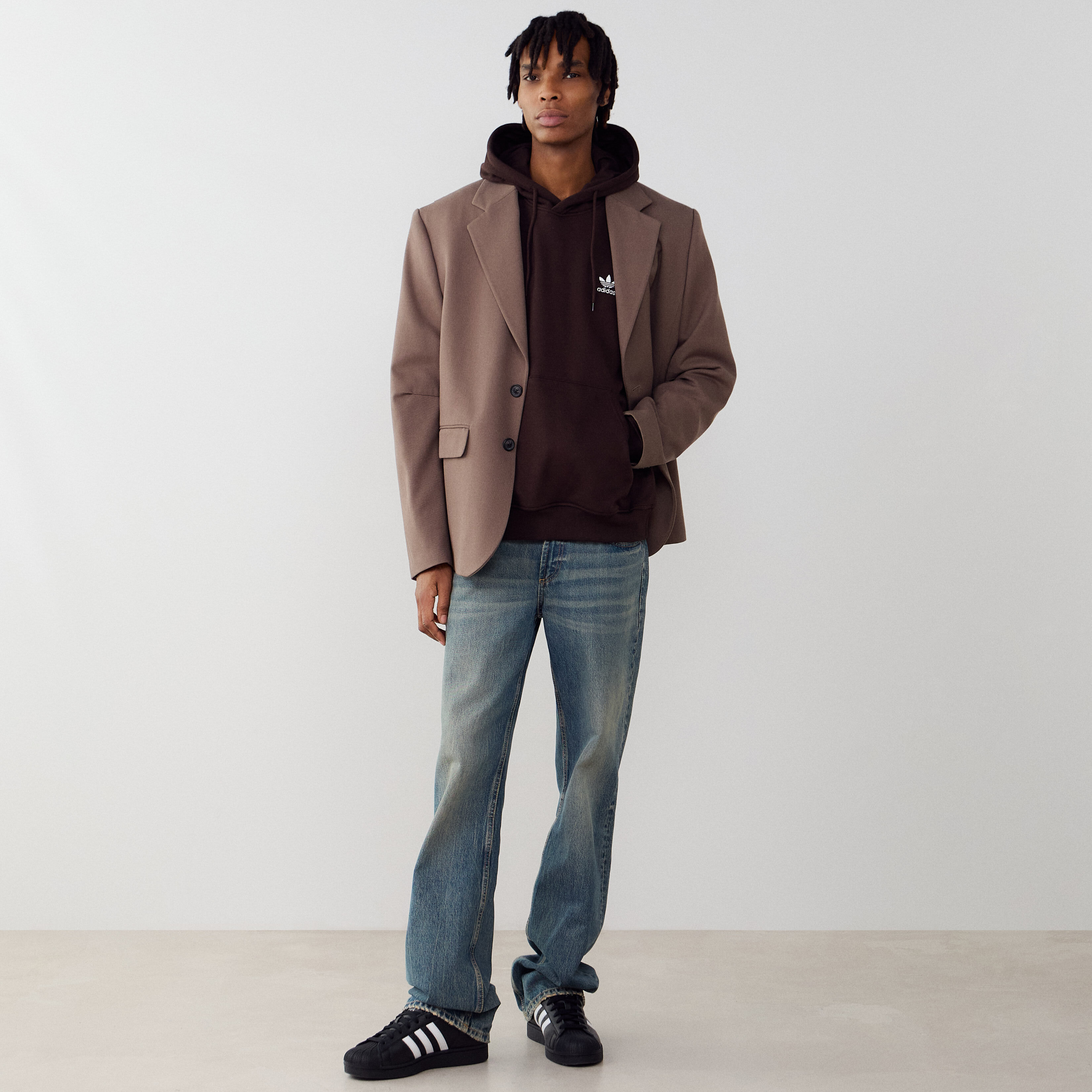 Hoodie Essential Trefoil - vue 3