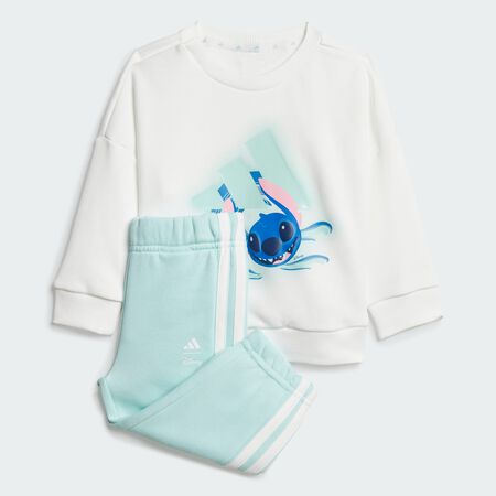 ADIDAS SPORTSWEAR adidas Disney Lilo & Stitch Jogger Set Kids White / Semi Flash Aqua TODDLERS