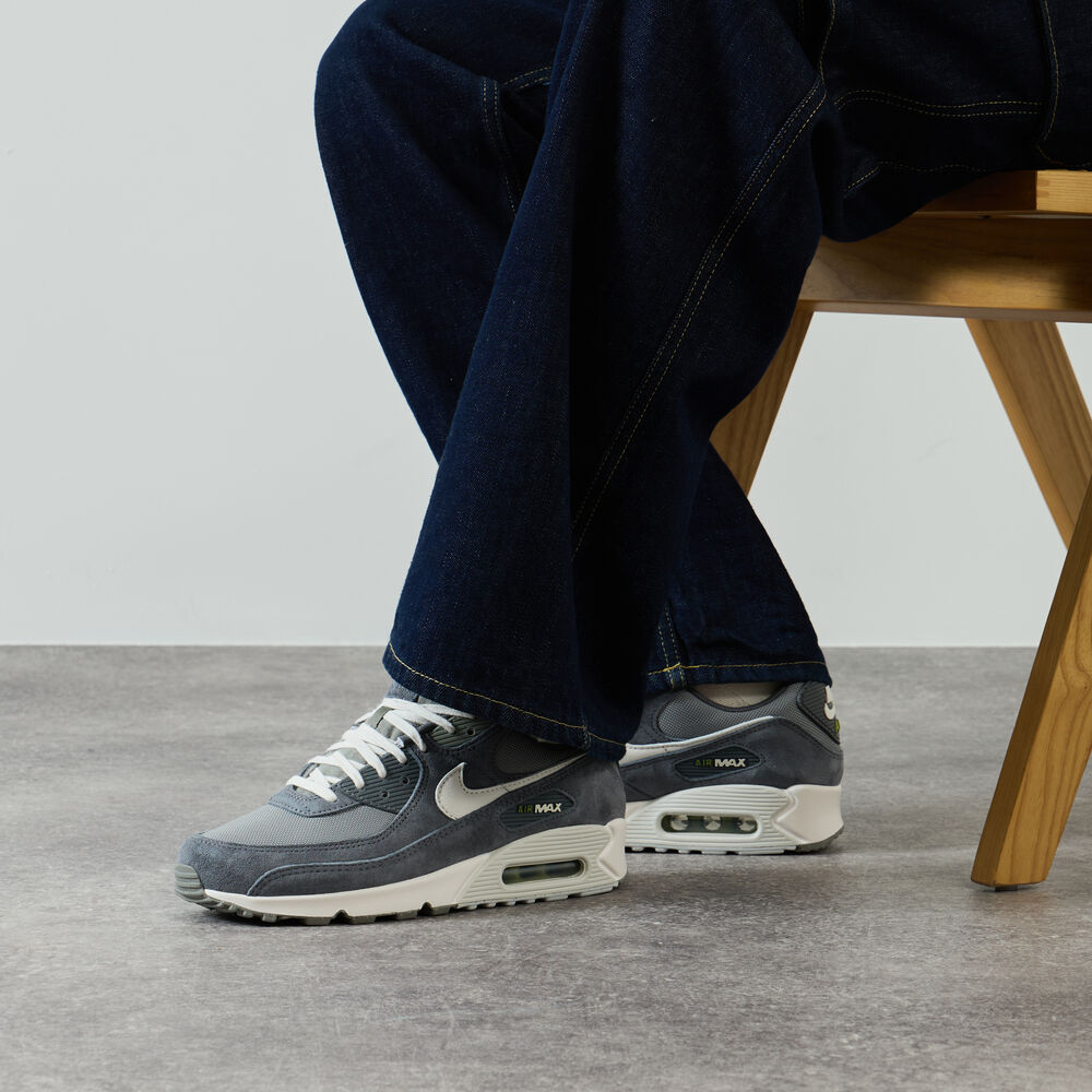 NIKE AIR MAX 90 GREY/GREEN SNEAKERS MEN