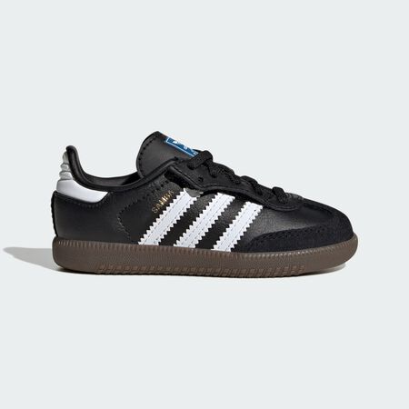 Samba OG Comfort Closure Elastic Lace Shoes Kids : Cloud White / Core Black / Gum