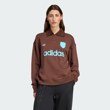 ADIDAS ORIGINALS Graphic Football Sweatshirt Auburn WOMEN