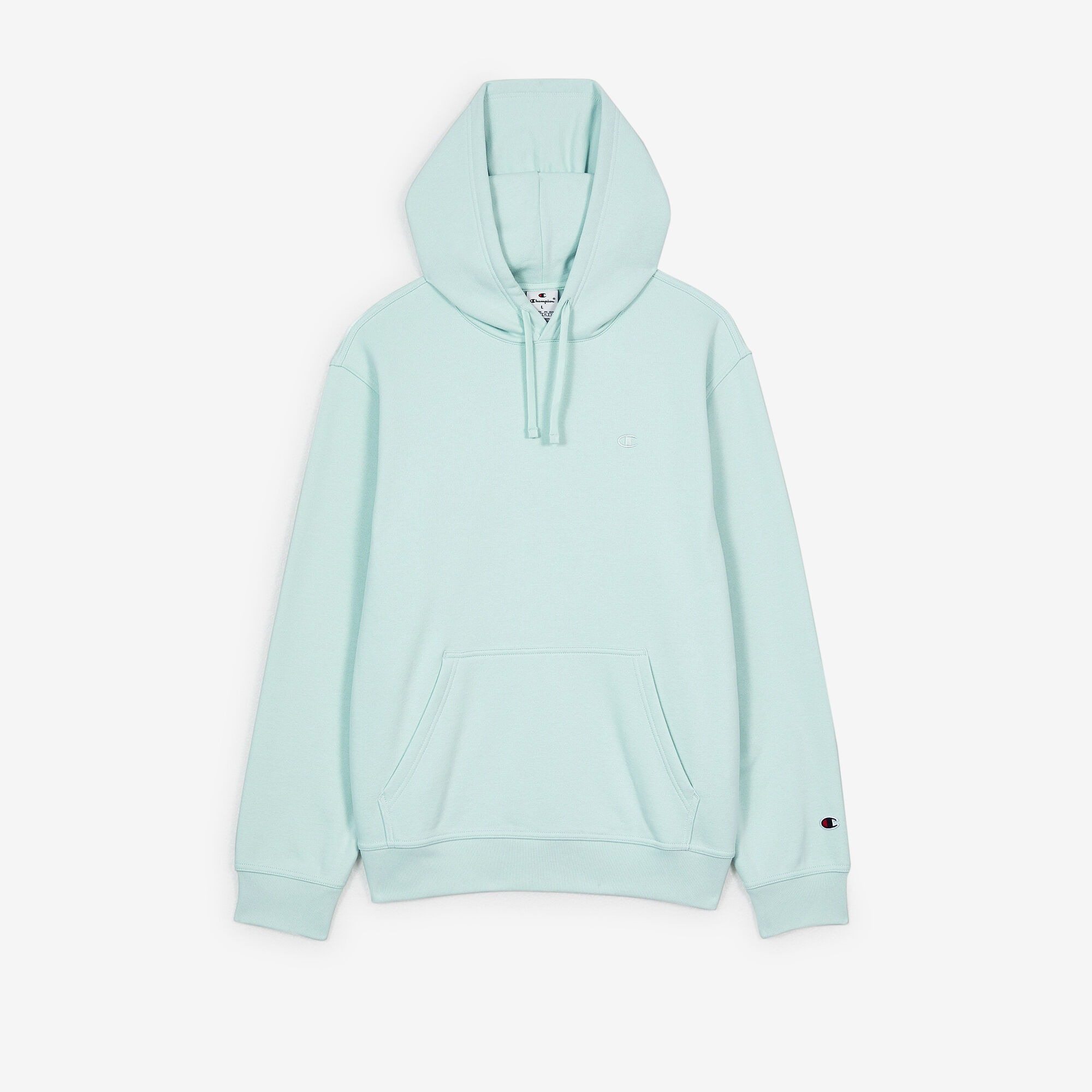 CHAMPION HOODIE EMBROIDERED LOGO AQUA SWEATSHIRTS MEN Courir