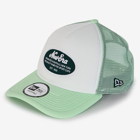 NEW ERA TRUCKER NE OVAL FOAM PATCH WHITE MEN