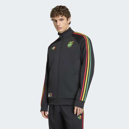 ADIDAS ORIGINALS JACKET FZ FIREBIRD JAMAICA BLACK MEN