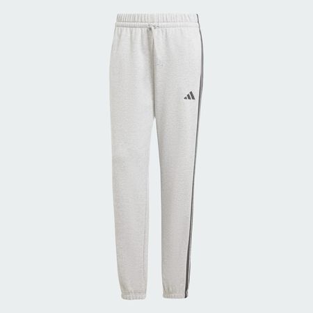 ADIDAS SPORTSWEAR Essentials 3-Stripes French Terry Cuffed Pants Medium Grey Heather / Black WOMEN