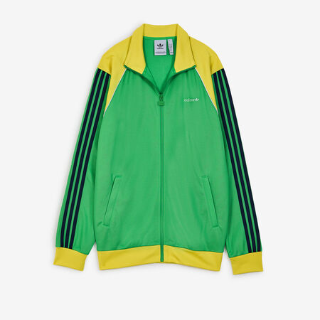 ADIDAS ORIGINALS JACKET FZ TRACKTOP ADICOLOR VERT/JAUNE HOMME