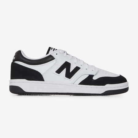 NEW BALANCE 480 480 SUEDE BLANC/NOIR FEMME