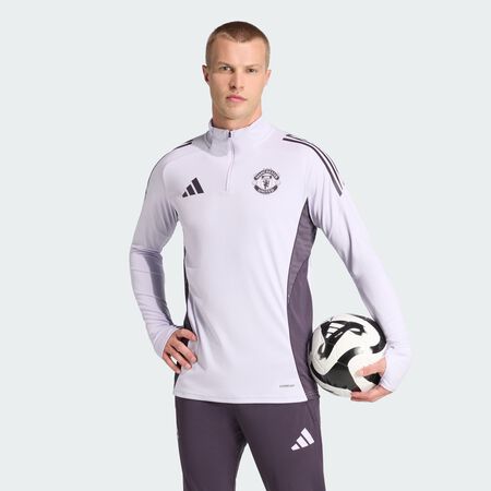 ADIDAS PERFORMANCE Haut d'entraînement Manchester United Tiro 25 Competition Purple Tint / Aurora Black HOMME