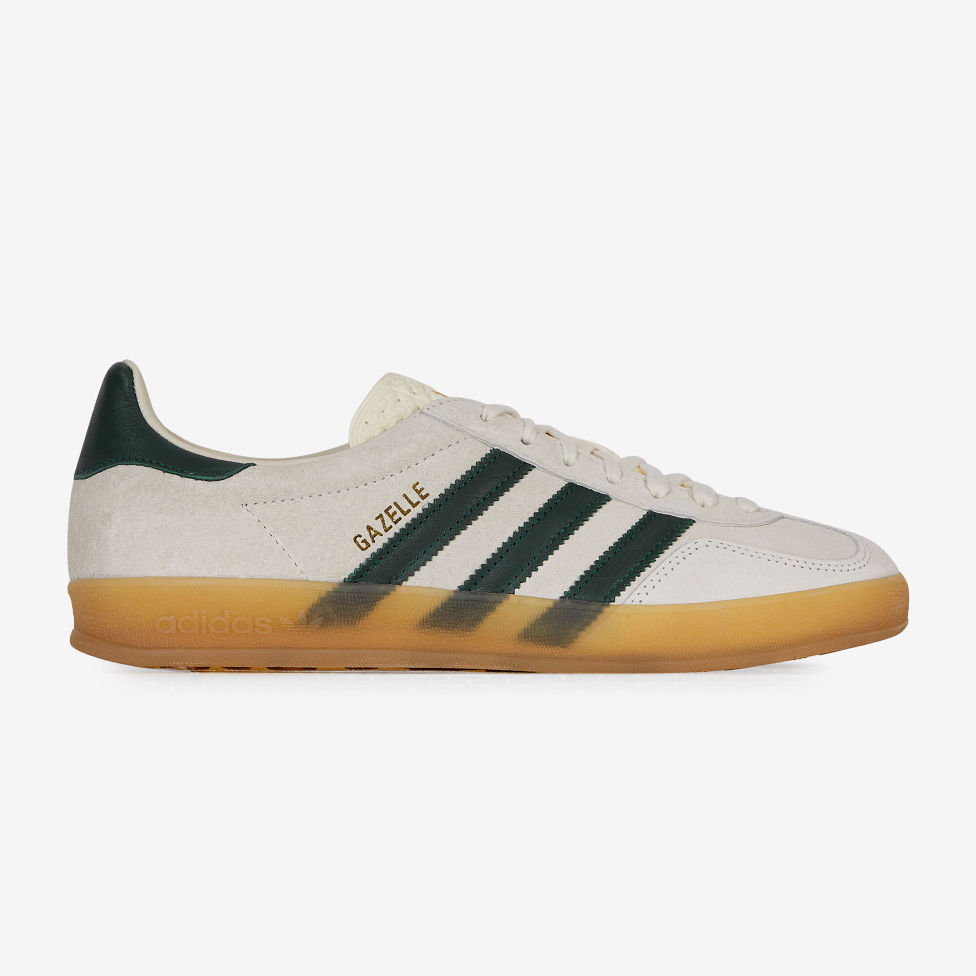ADIDAS ORIGINALS GAZELLE INDOOR BEIGE VERT SNEAKERS FEMME LACETS Courir