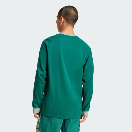 ADIDAS ORIGINALS Adicolor Classics 3-Stripes Long Sleeve Tee Collegiate Green MEN