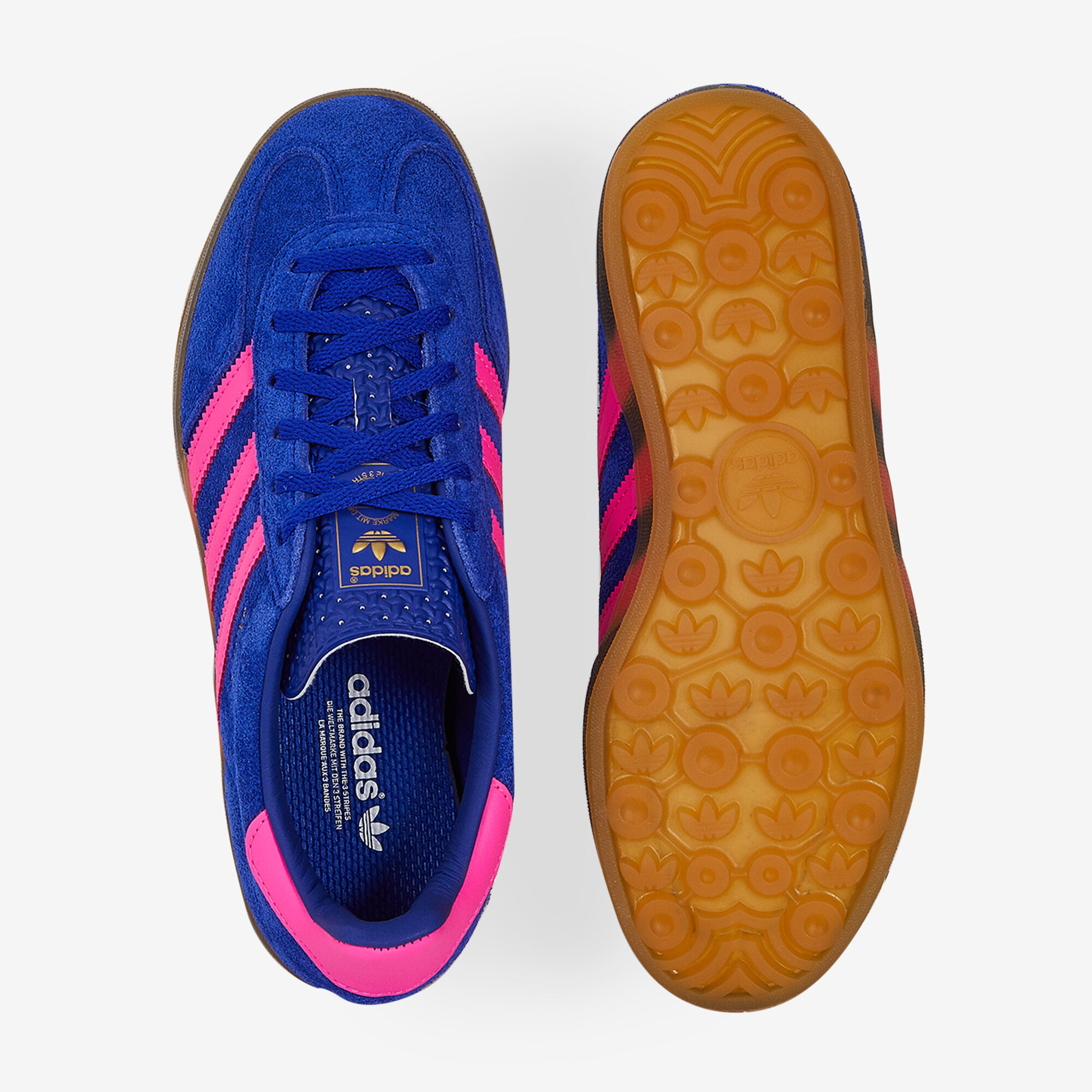 Gazelle adidas bleu et rose clearance