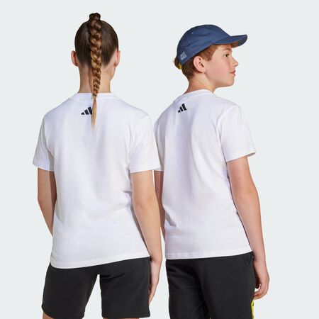 ADIDAS SPORTSWEAR adidas x Smileyworld Graphics Tee Kids White / Carbon / Bright Yellow / Black JUNIOR