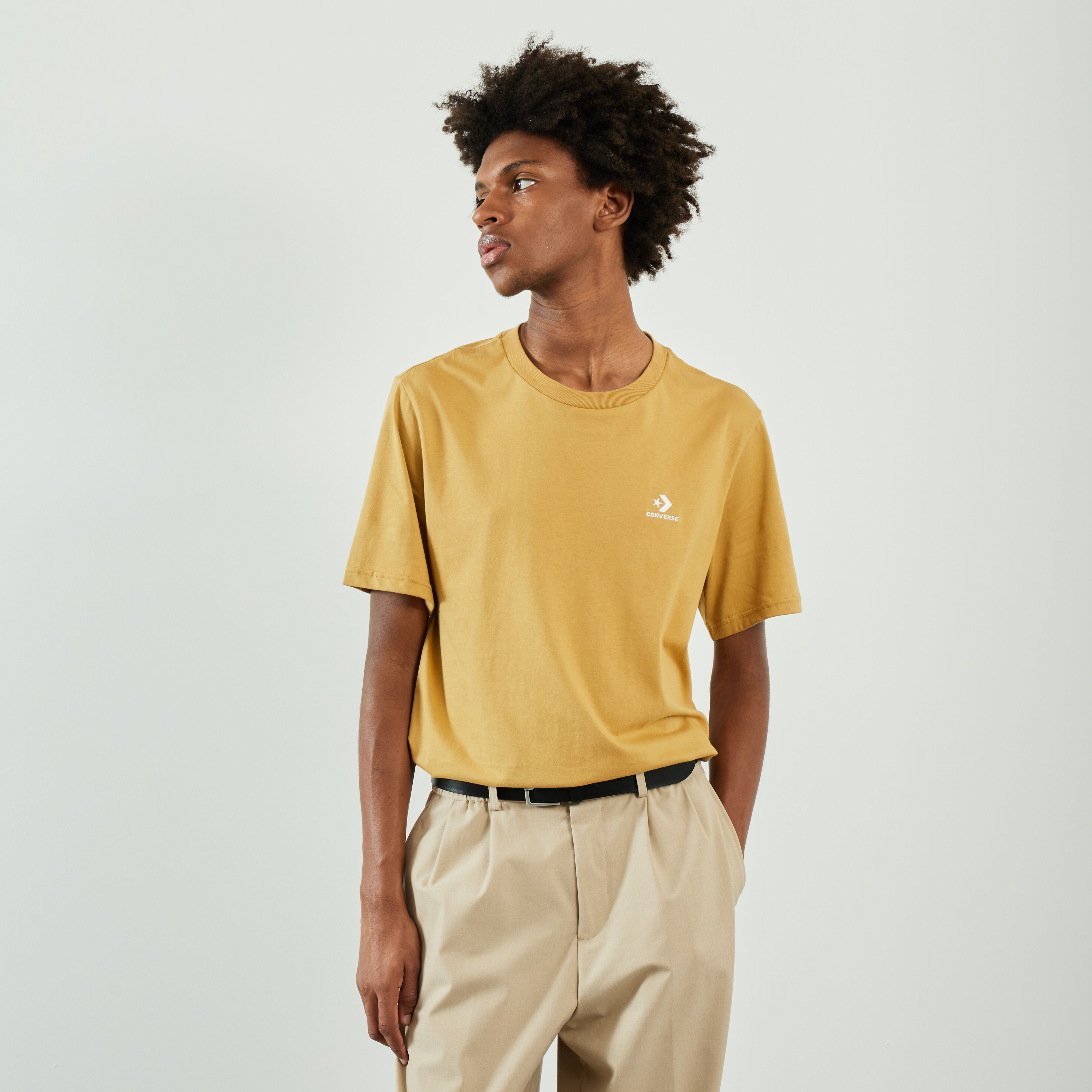 Converse embroidered store yellow