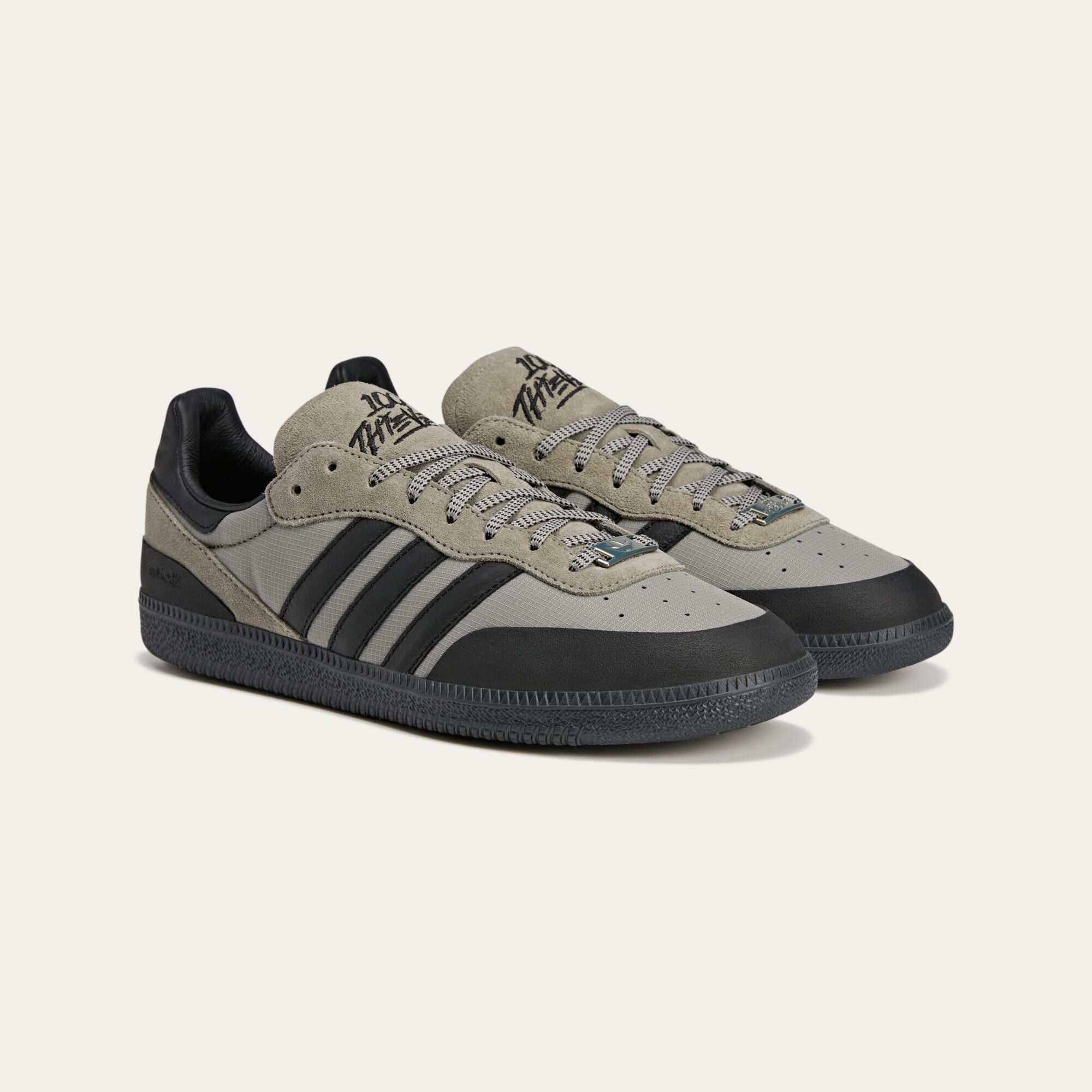 関送込♪100 THIEVES × ADIDAS ORIGINALS/PALOS HILLS Silver adidas Originals Drop 3 Palos Hills