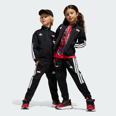 ADIDAS SPORTSWEAR ADIDAS MARVEL SPIDER-MAN TIRO SUIT Black / White TODDLERS
