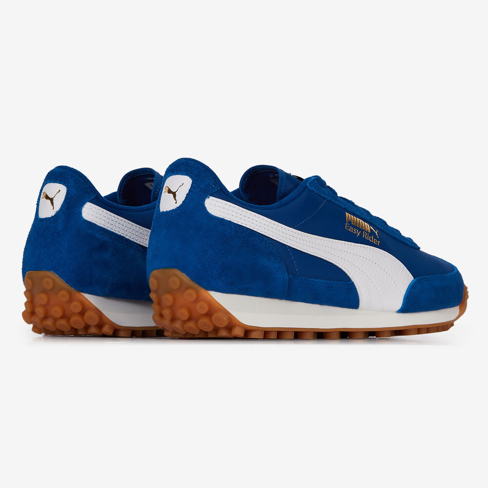 PUMA EASY RIDER VINTAGE SNEAKERS HOMME - BLEU/BLANC - LACETS | Courir.com