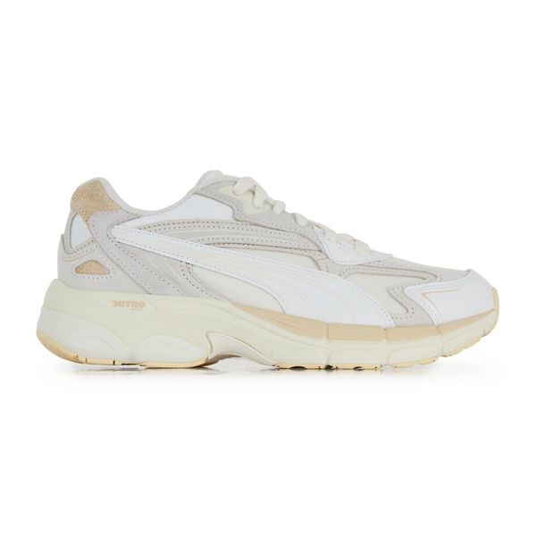 PUMA TEVERIS NITRO THRIFTED BLANC BEIGE SNEAKERS FEMME Courir