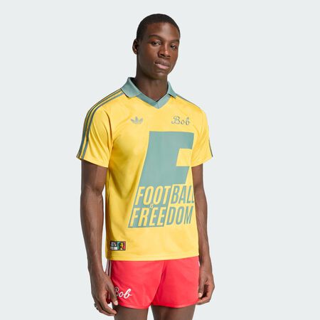ADIDAS ORIGINALS JERSEY JAMAICA JFF BOB JAUNE HOMME