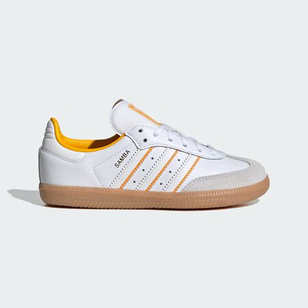 ADIDAS ORIGINALS samba Samba OG Shoes Kids Crystal White / Cloud White / Crew Yellow BABIES