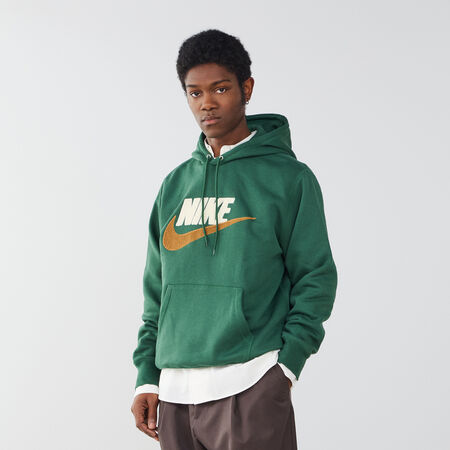 NIKE HOODIE CLUB BB FUTURA VERT/BLANC HOMME