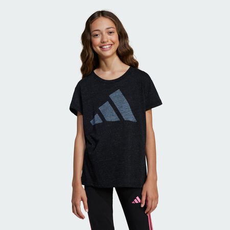 ADIDAS SPORTSWEAR T-shirt Essentials Enfants Black / White JUNIOR